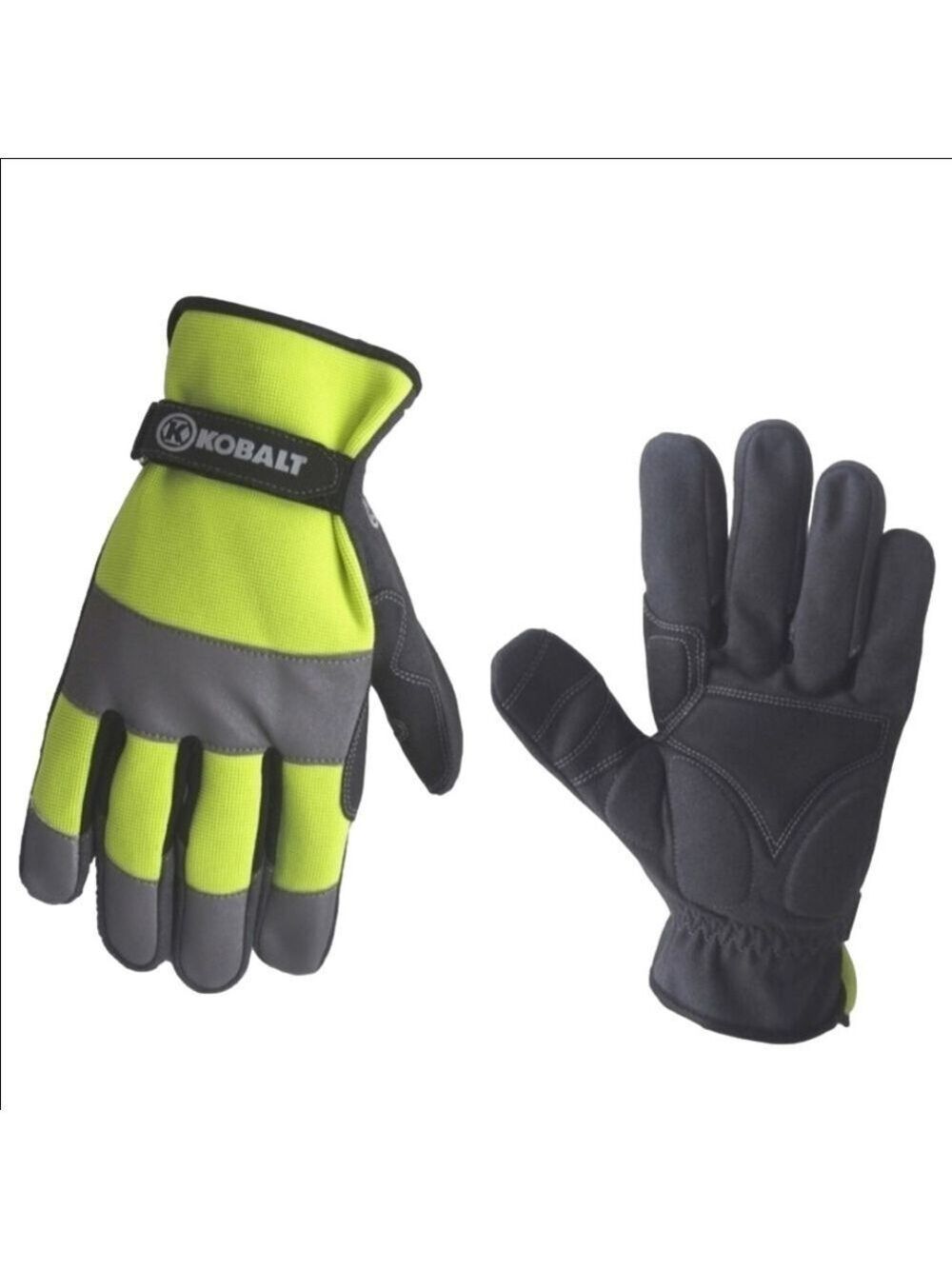 Kobalt High Visibility Safety Gloves Project Gloves Work Gloves Size Large New